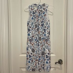white floral dress